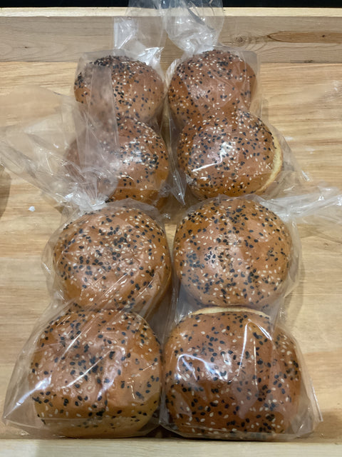 Tuxedo Buns 4-pack