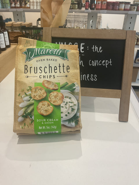 Sour Cream and Onion Bruschetta Chips