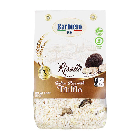 Image of Risotto with Saffron 8.8 oz from Barbiero Italian, showcasing its packaging and branding.