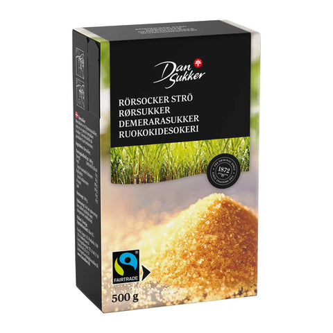 Image of Granulated Cane Sugar from Finland 1.1 lb from Dansukker, showcasing its packaging and branding.