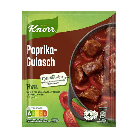 Image of Paprika Goulash Stew Seasoning Mix 1.69 oz from Knorr, showcasing its packaging and branding.